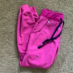 FIGS Electric Orchid Zamora Scrub Jogger Pants Women’s XXS PETITE